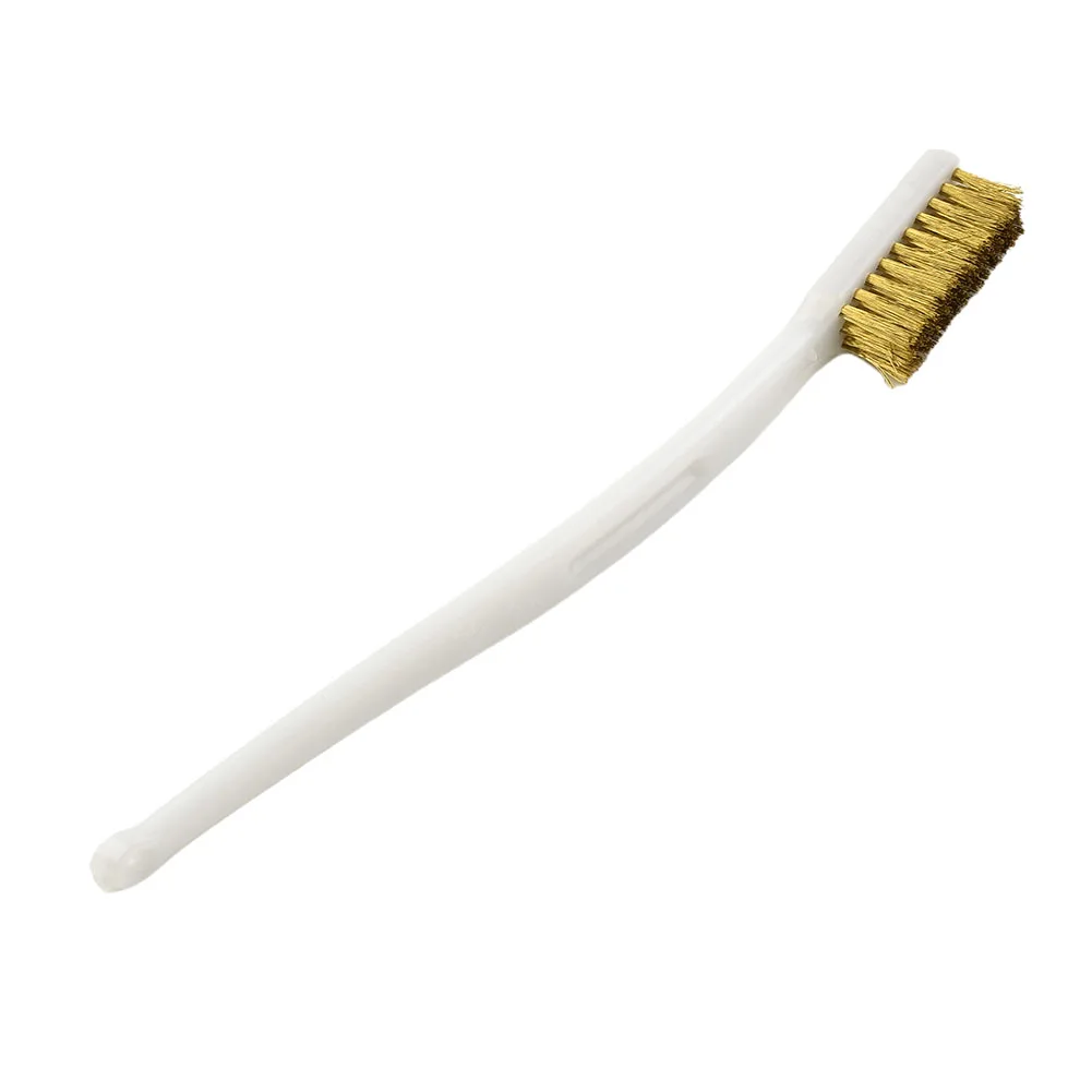 Cleaning Brass Wire Brush Indoor Office Installation Industrial Devices Polishing 17.5*1.2*2cm Parts 5PCS Plastic Handle
Cleaning Brass Wire Brush Indoor Office Installation Industrial Devices Polishing 17.5*1.2*2cm Parts 5PCS Plastic Handle