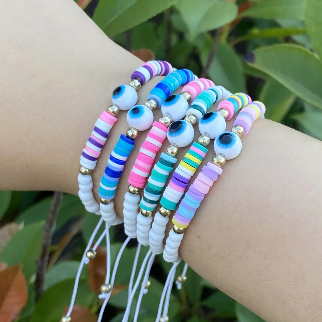 New Fashion Jewelry Bohemian Soft Pottery Bracelet Personality Eye Bracelet Adjustable Woven Bracelet For Women
New Fashion Jewelry Bohemian Soft Pottery Bracelet Personality Eye Bracelet Adjustable Woven Bracelet For Women