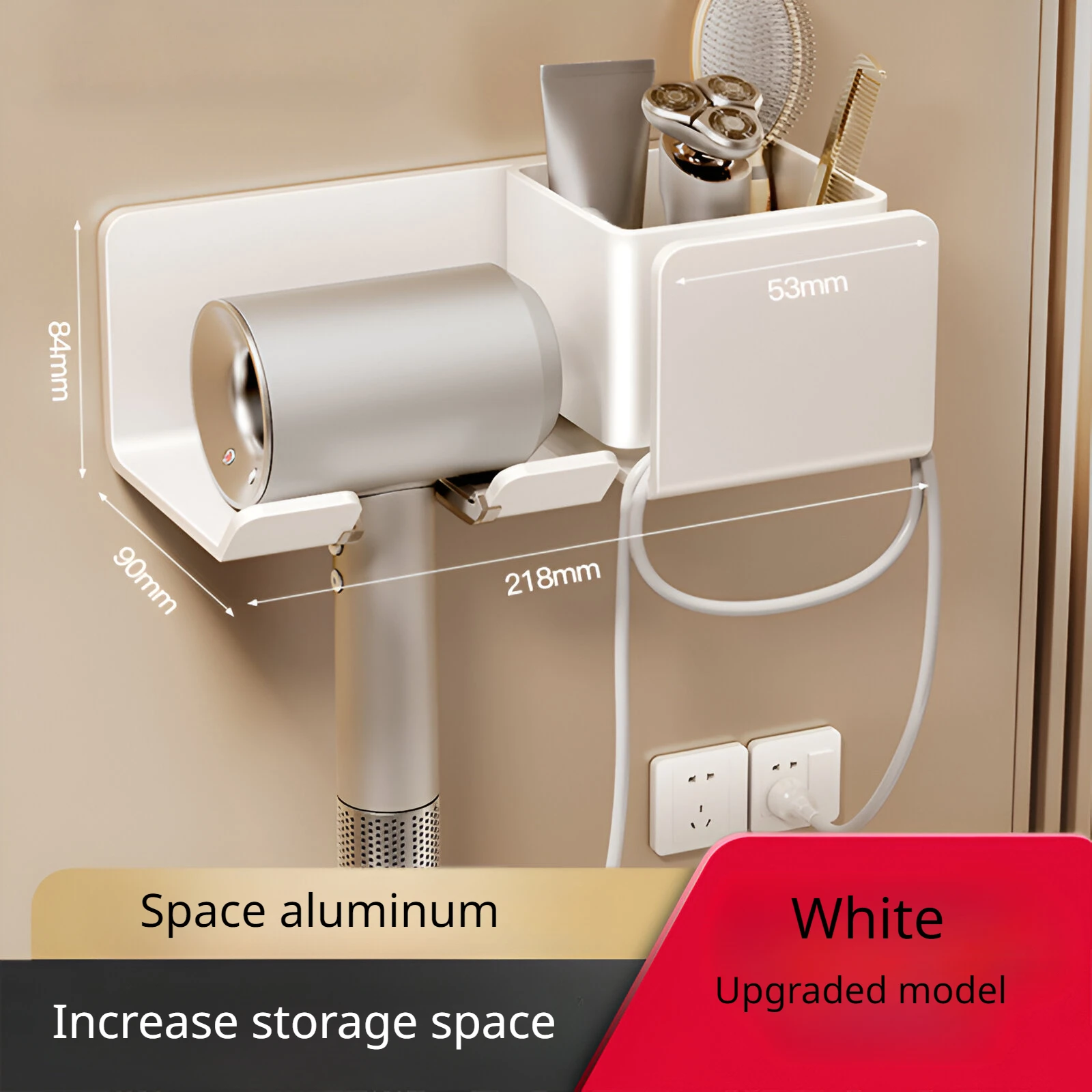 Настенный стеллаж для фена Dyson Leifen
Настенный стеллаж для фена Dyson Leifen