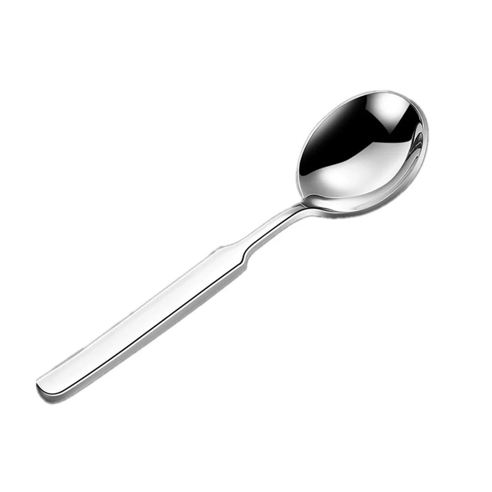 Dinner Spoon Stainless Steel Round Spoons Asian Soup Rice Spoon Drinks Mixing Spoon Serving Spoon for Home Kitchen 
Dinner Spoon Stainless Steel Round Spoons Asian Soup Rice Spoon Drinks Mixing Spoon Serving Spoon for Home Kitchen