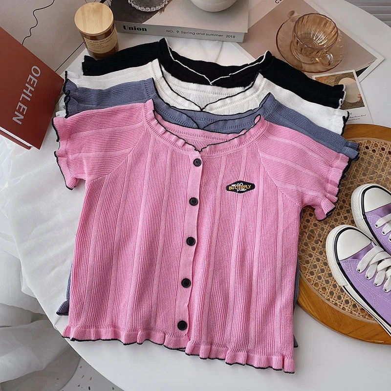 Embroidety Knitted Blouses For Women Single Breasted Short Sleeve Tops Casual Patchwork Shirts Skinny Woman Blusas Dropshipping
Embroidety Knitted Blouses For Women Single Breasted Short Sleeve Tops Casual Patchwork Shirts Skinny Woman Blusas Dropshipping