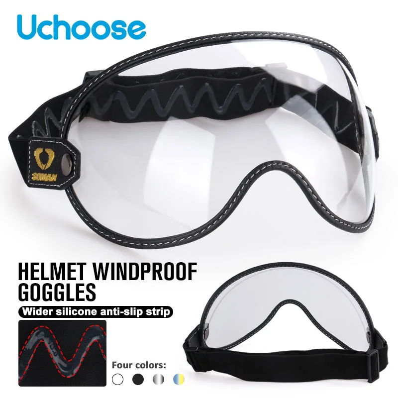 SOMAN Fit All Vintage Retro Open Face Half Helmet Motorcycle Helmet Bubble Shield Visor Lens Sunglasses Goggles Accessories
SOMAN Fit All Vintage Retro Open Face Half Helmet Motorcycle Helmet Bubble Shield Visor Lens Sunglasses Goggles Accessories