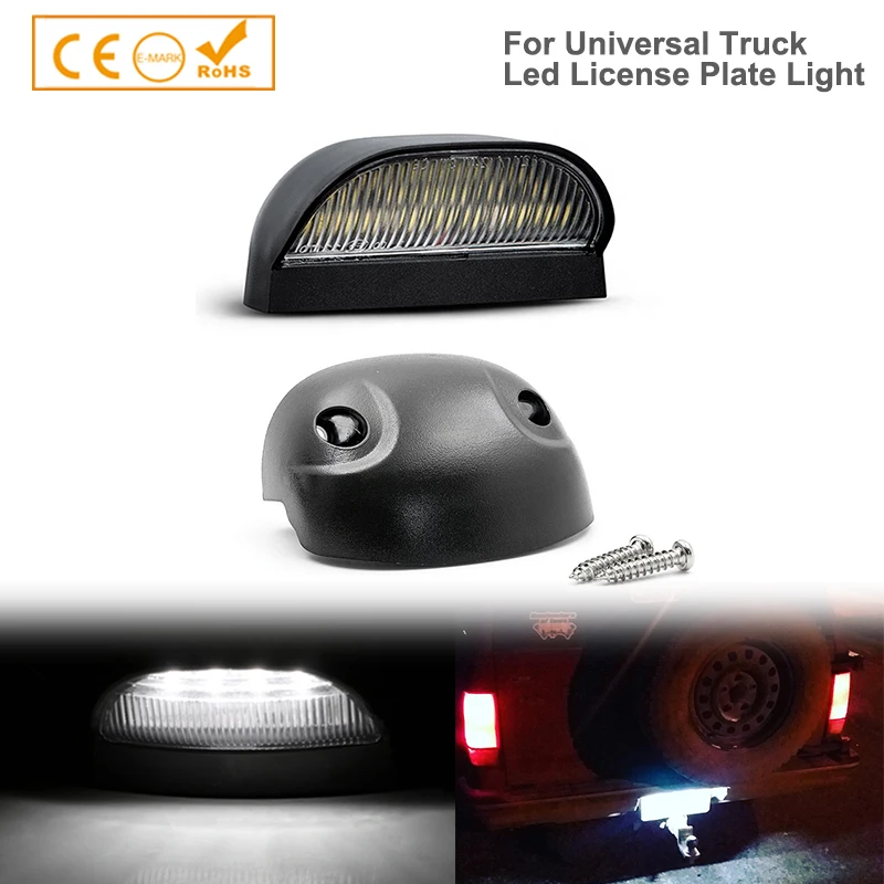 2PCS LED License Plate Light Waterproof License Plate Lamp Taillight for Truck SUV Trailer Van RV Trucks and Boats License Tags
2PCS LED License Plate Light Waterproof License Plate Lamp Taillight for Truck SUV Trailer Van RV Trucks and Boats License Tags