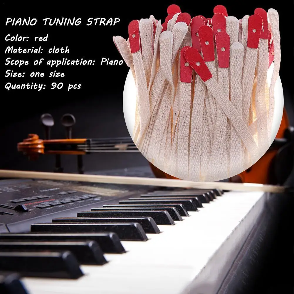 90pcs/One Bag Piano Bridle Straps For Upright Pianos DIY Replacement Repair Accessories Durable Straps Musical Instrument
90pcs/One Bag Piano Bridle Straps For Upright Pianos DIY Replacement Repair Accessories Durable Straps Musical Instrument