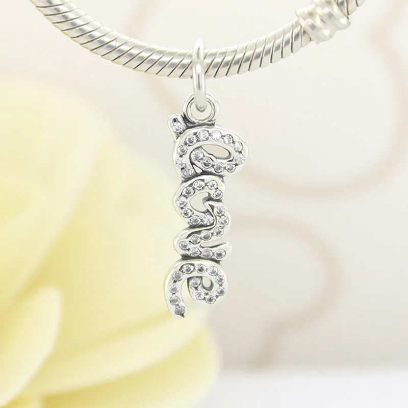 High Quality S925 Sterling Silver Women Bracelet Bead Sparkling LOVE Word Dangle Charm DIY Jewelry Lady Girl Birthday Gift
High Quality S925 Sterling Silver Women Bracelet Bead Sparkling LOVE Word Dangle Charm DIY Jewelry Lady Girl Birthday Gift
