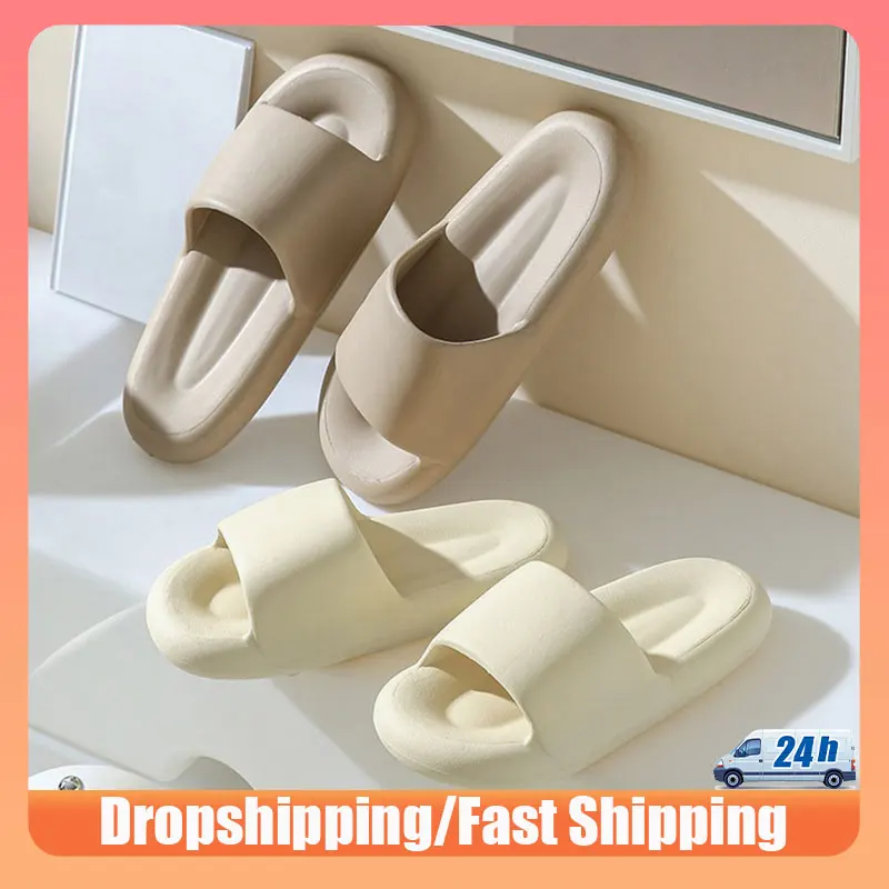 New Home Slipper Soft Eva Slippers Couple Summer Beach Unisex Bedroom Shoes Ladies Flip Flops Thick Bottom Outdoor Sandals
New Home Slipper Soft Eva Slippers Couple Summer Beach Unisex Bedroom Shoes Ladies Flip Flops Thick Bottom Outdoor Sandals