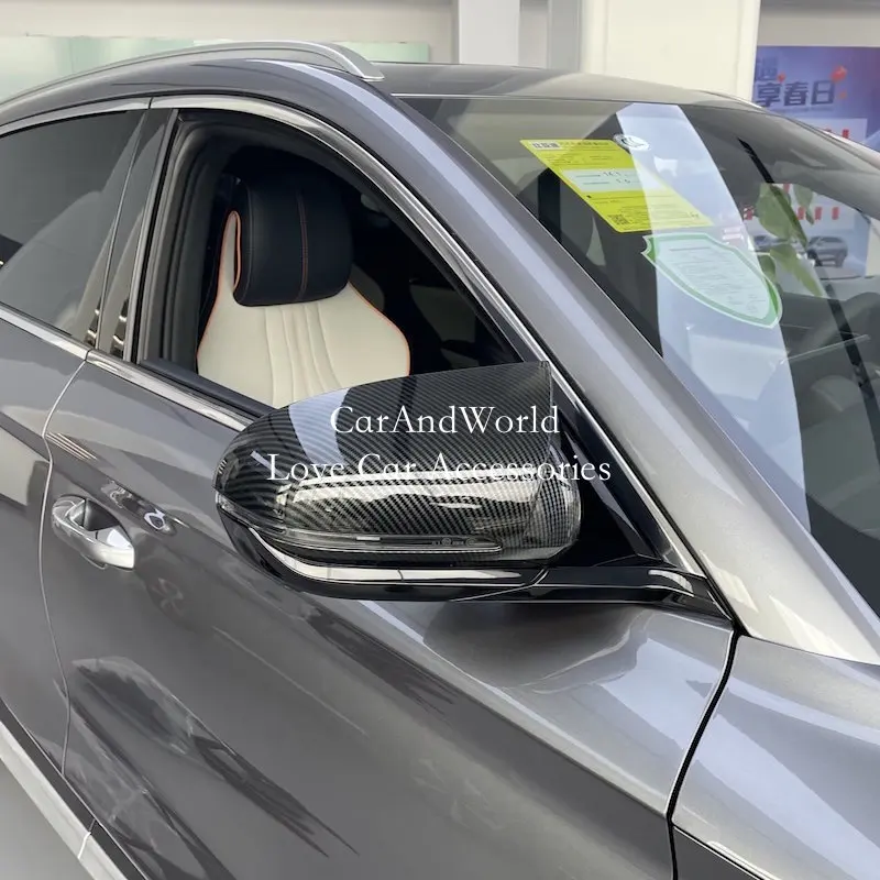 Carbon Fiber Body Door Rear View Mirror Frame Cover Rearview Trim Car Decorative Accessories For BYD SONG PLUS EV DM-i 2020-2023
Carbon Fiber Body Door Rear View Mirror Frame Cover Rearview Trim Car Decorative Accessories For BYD SONG PLUS EV DM-i 2020-2023