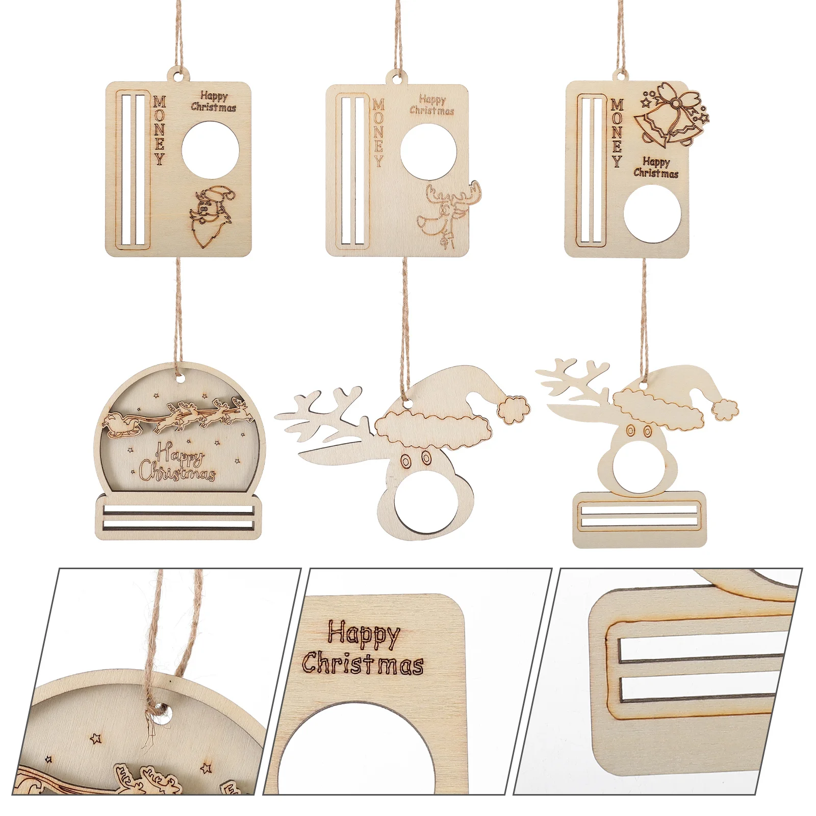 6 Pcs Clothes Hangers Personalized Wood Christmas Ornaments Decorations Wooden Tree Small Xmas Cash Gift Holder
6 Pcs Clothes Hangers Personalized Wood Christmas Ornaments Decorations Wooden Tree Small Xmas Cash Gift Holder