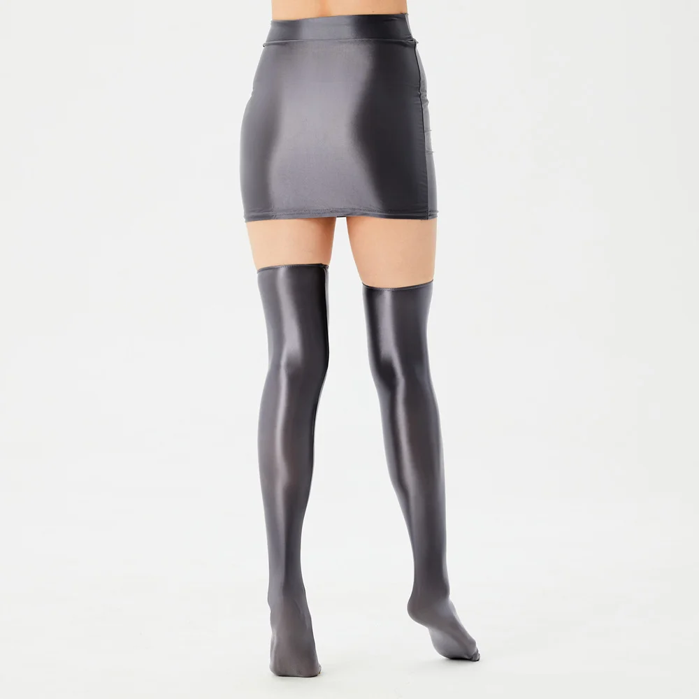 Summer glossy 2 pieces set See through sexy mini skirt stockings Women short party club tight skirt
Summer glossy 2 pieces set See through sexy mini skirt stockings Women short party club tight skirt