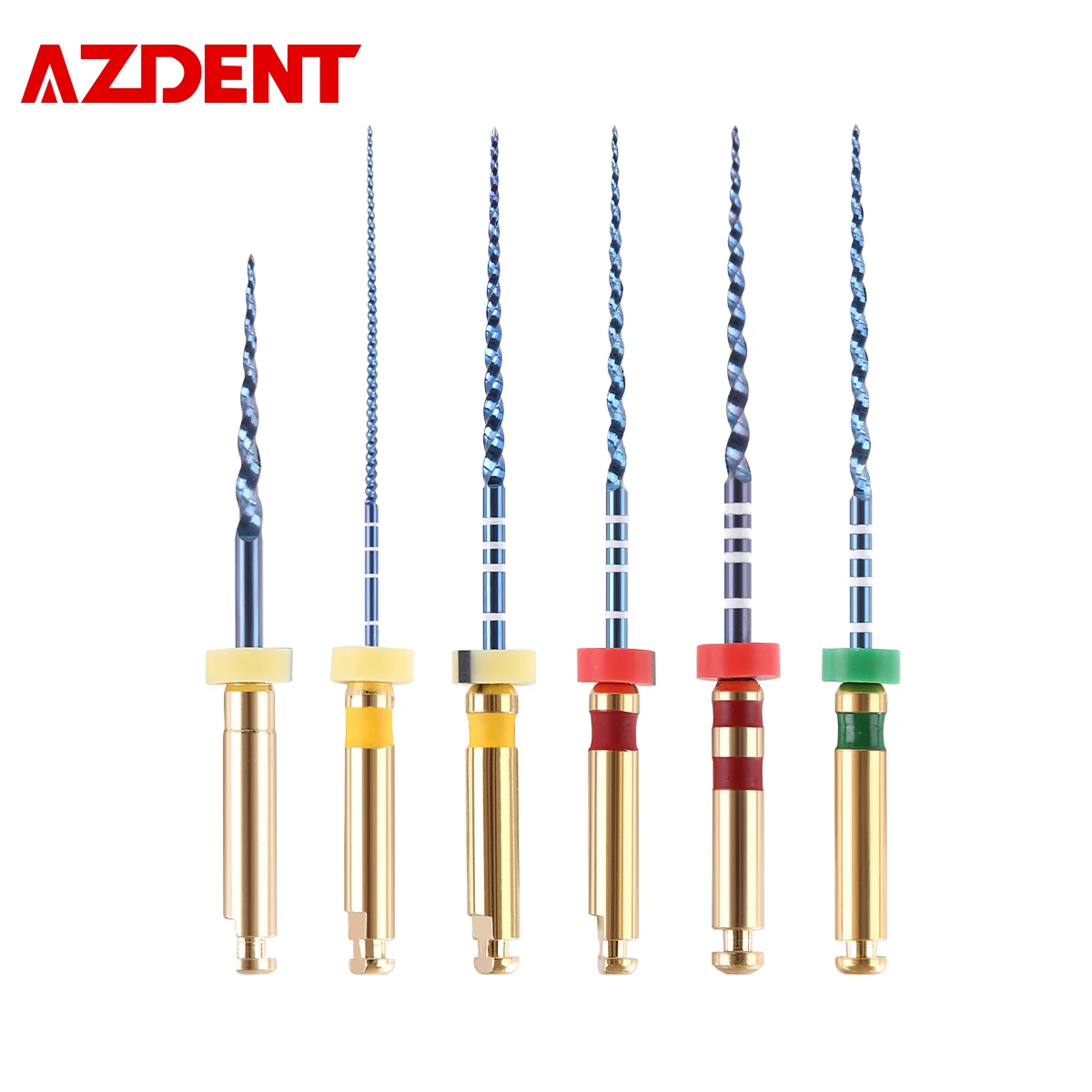 AZDENT 6 Pcs Dental Endo File Engine Use 25mm Nickel Titanium Root Canal Instrument Taper 02 04 06 07 Dentistry Flexible Tools
AZDENT 6 Pcs Dental Endo File Engine Use 25mm Nickel Titanium Root Canal Instrument Taper 02 04 06 07 Dentistry Flexible Tools