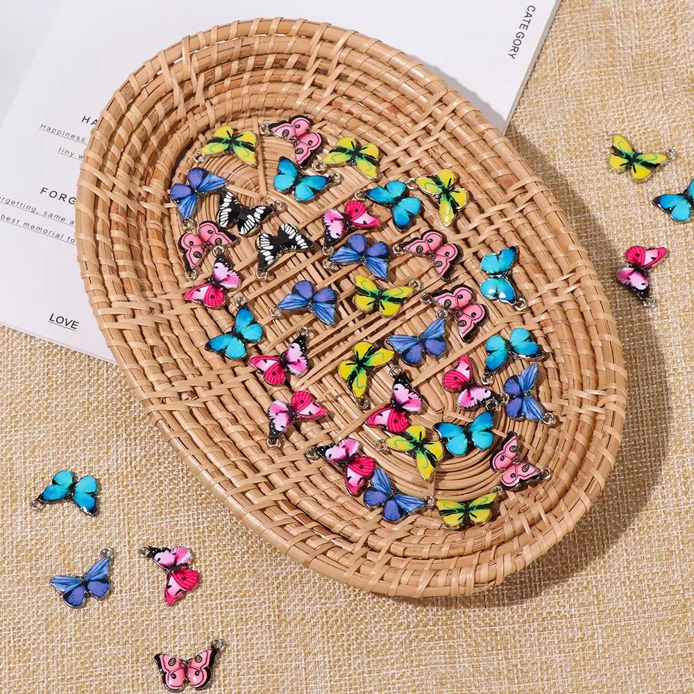 10PCS Fashion DIY Accessories Handmade Earrings Crafting Cute Animal Enamel Pendants Jewelry Making Butterfly Charms
10PCS Fashion DIY Accessories Handmade Earrings Crafting Cute Animal Enamel Pendants Jewelry Making Butterfly Charms