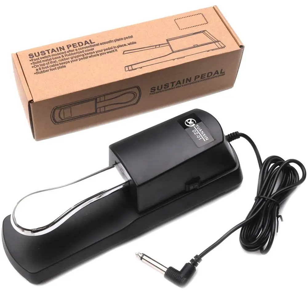 Universal Sustain Pedal for Electronic Keyboards and Digital Pianos Anti-Slip Bottom Musical Instrument Footboard Drop Shipping
Universal Sustain Pedal for Electronic Keyboards and Digital Pianos Anti-Slip Bottom Musical Instrument Footboard Drop Shipping