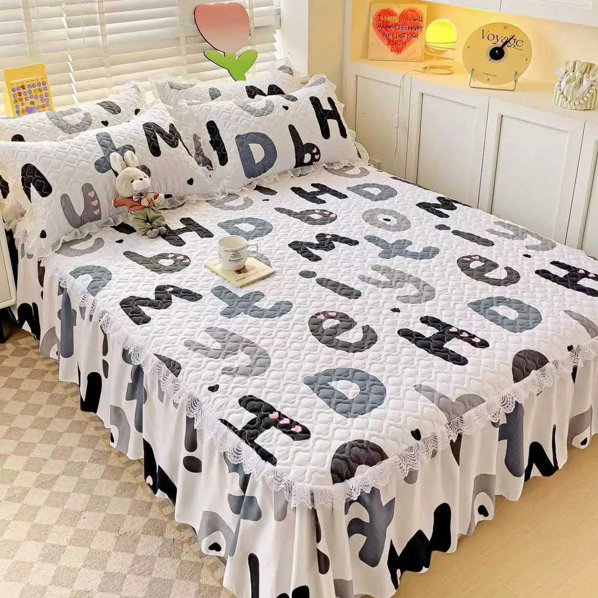 Thickened warm Cotton Anti Slip Bed Skirt bedspreads for double bed Single Piece Protective Cover bed sheets set
Thickened warm Cotton Anti Slip Bed Skirt bedspreads for double bed Single Piece Protective Cover bed sheets set