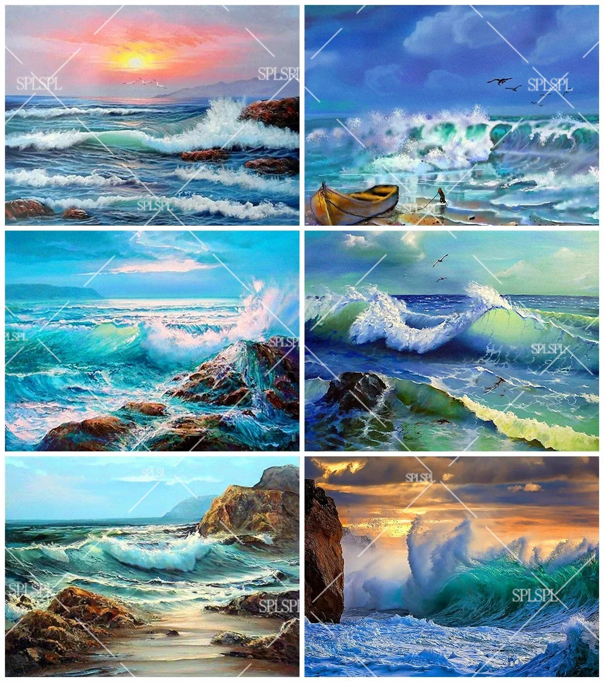 5D Diy Diamond Painting Home Decoration Embroidery Mosaic Cross Stitch of Rhinestone Seascape Wall Art Picture
5D Diy Diamond Painting Home Decoration Embroidery Mosaic Cross Stitch of Rhinestone Seascape Wall Art Picture