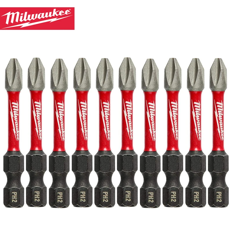 Milwuakee 48-32-4602 SHOCKWAVE 2 дюйма Ударные сверла Phillips #2, 50 мм, долговечные сверла PH2 из легированной стали
Milwuakee 48-32-4602 SHOCKWAVE 2 дюйма Ударные сверла Phillips #2, 50 мм, долговечные сверла PH2 из легированной стали