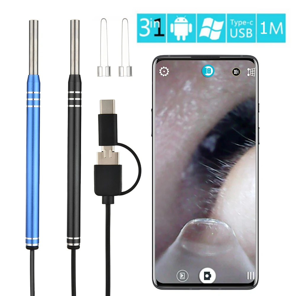 Smart Visual Ear Cleaner Ear Stick Endoscope Earpick Camera Otoscope Ear Cleaner Ear Wax Remover Ear Picker Earwax Removal Tool
Smart Visual Ear Cleaner Ear Stick Endoscope Earpick Camera Otoscope Ear Cleaner Ear Wax Remover Ear Picker Earwax Removal Tool