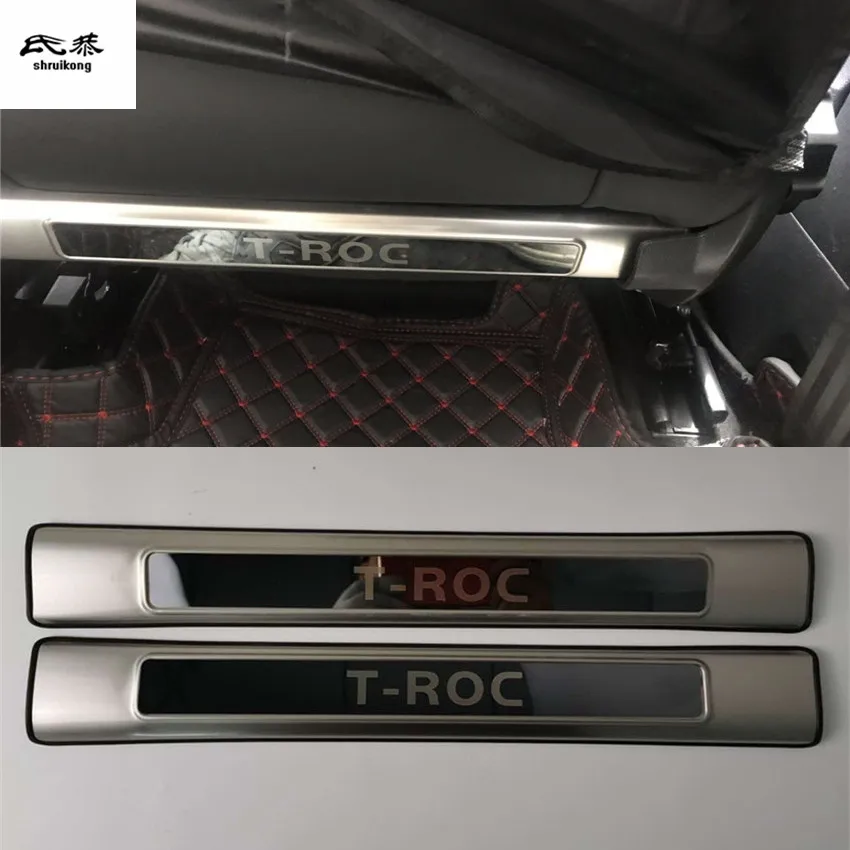 2PCS/SET Stainless Steel For 2017-2022 Volkswagen VW T-ROC A11 Car Rear Seat Kick Protection Pedal Decoration Cover
2PCS/SET Stainless Steel For 2017-2022 Volkswagen VW T-ROC A11 Car Rear Seat Kick Protection Pedal Decoration Cover