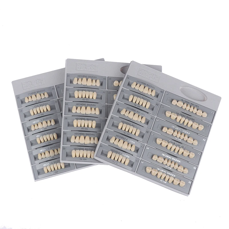 84pcs/box Posterior Anterior Resin Teeth Model Fake Teeth A2 Color Teeth Guide Teeth Accessories teeth white
84pcs/box Posterior Anterior Resin Teeth Model Fake Teeth A2 Color Teeth Guide Teeth Accessories teeth white