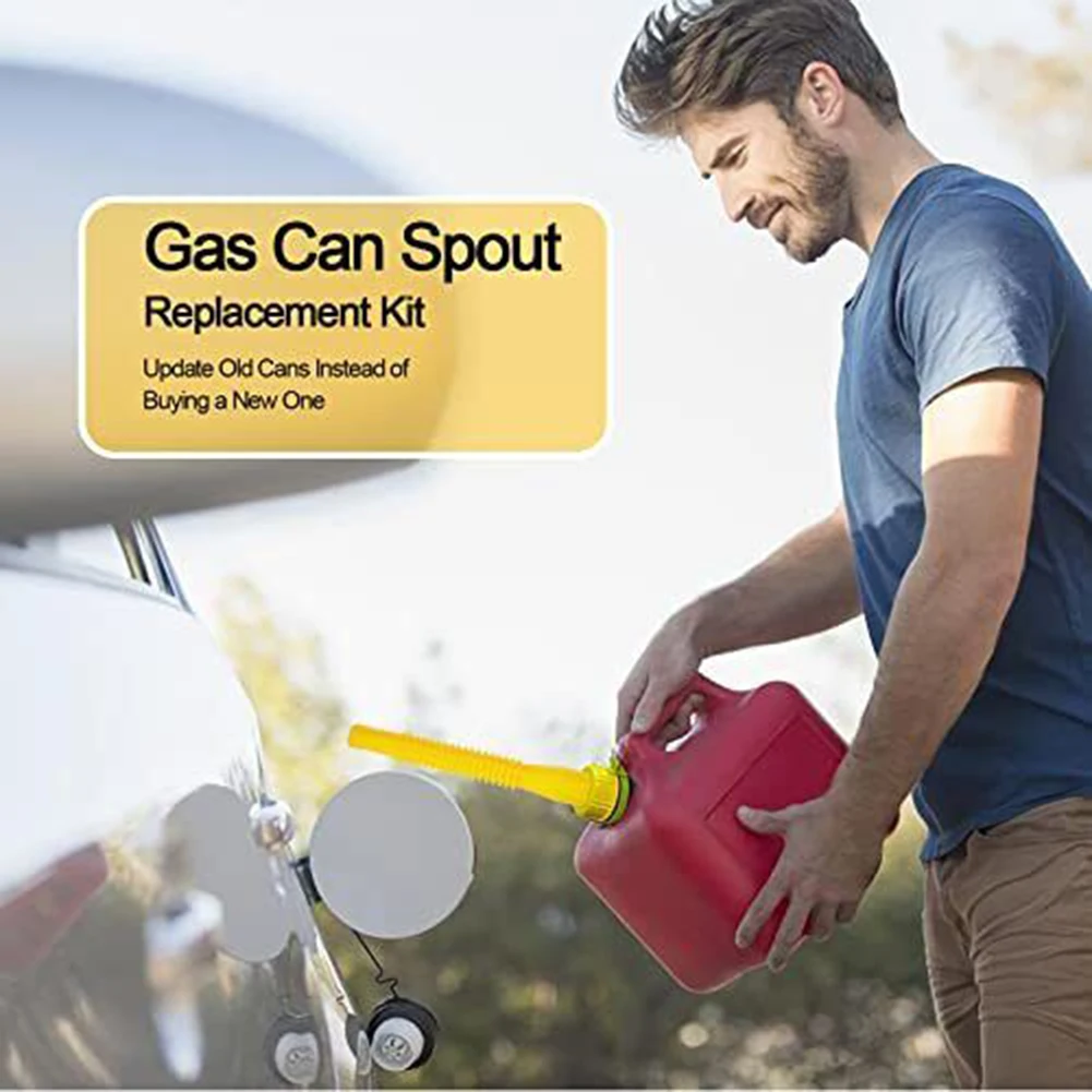1 Set Replacement Gas Can Spout Nozzle Vent Kit Composed Of Reinforced Plastic Bent At Will For Plastic Gas Cans Old Style Cap
1 Set Replacement Gas Can Spout Nozzle Vent Kit Composed Of Reinforced Plastic Bent At Will For Plastic Gas Cans Old Style Cap