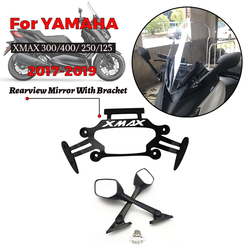 MTKRACING Is Suitable For YAMAHA XMAX 300 400 125 250 2017 2018 2019 Motorcycle Windshield Bracket Rearview Mirror Bracket 
MTKRACING Is Suitable For YAMAHA XMAX 300 400 125 250 2017 2018 2019 Motorcycle Windshield Bracket Rearview Mirror Bracket