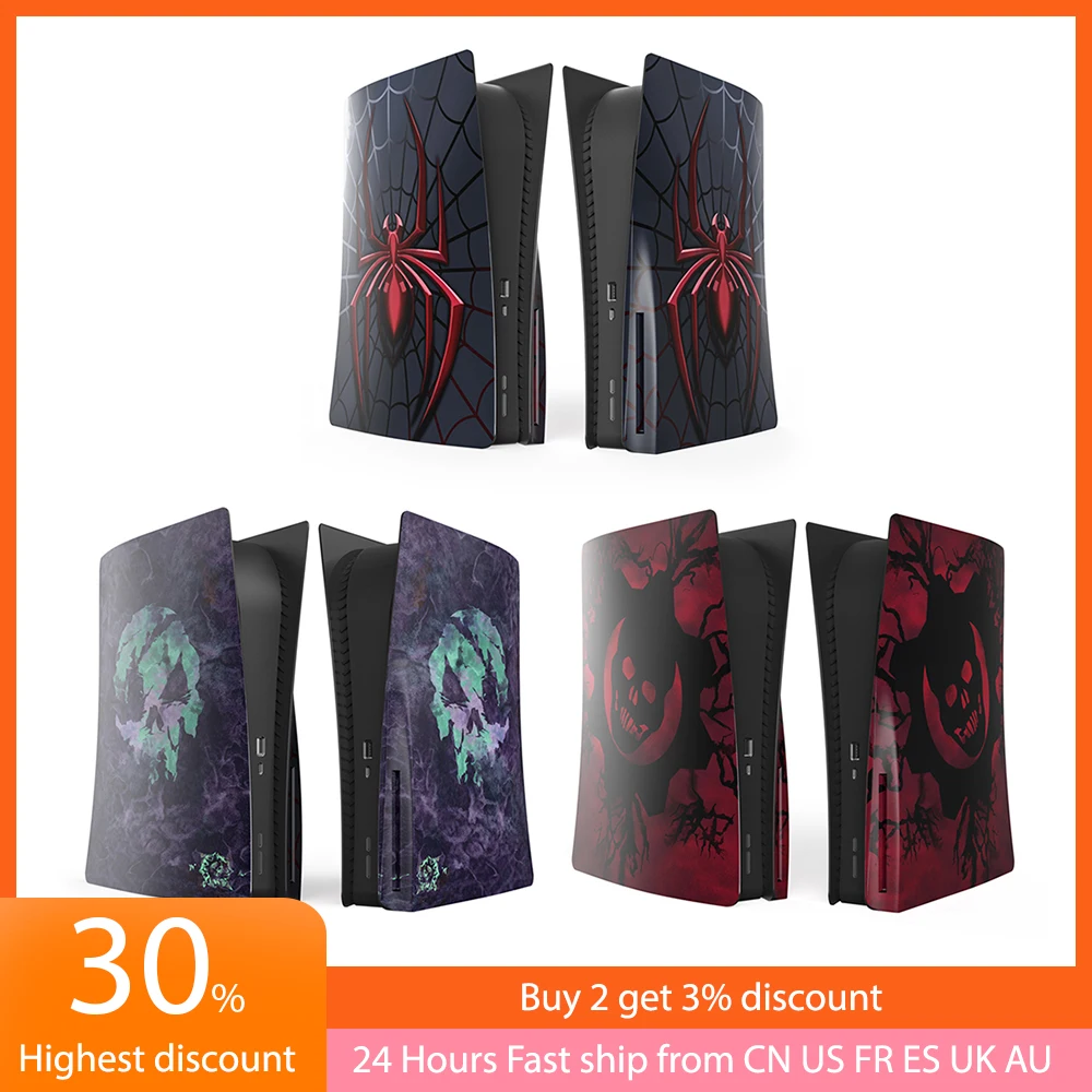 Skin Shell Case Cover Replacement Plate for Game Gaming Console Anti-Scratch Dustproof Accessories For Sony PS 5
Skin Shell Case Cover Replacement Plate for Game Gaming Console Anti-Scratch Dustproof Accessories For Sony PS 5