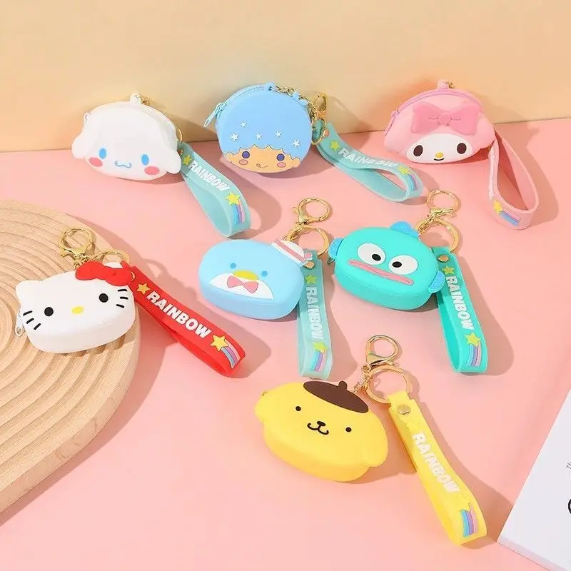Hello Kitty Coin Purse Sanrio Bag Kawaii Cartoon Kuromi Melody Keychain Pendant Cute Cinnamoroll Coin Purse Children Bag Gifts
Hello Kitty Coin Purse Sanrio Bag Kawaii Cartoon Kuromi Melody Keychain Pendant Cute Cinnamoroll Coin Purse Children Bag Gifts