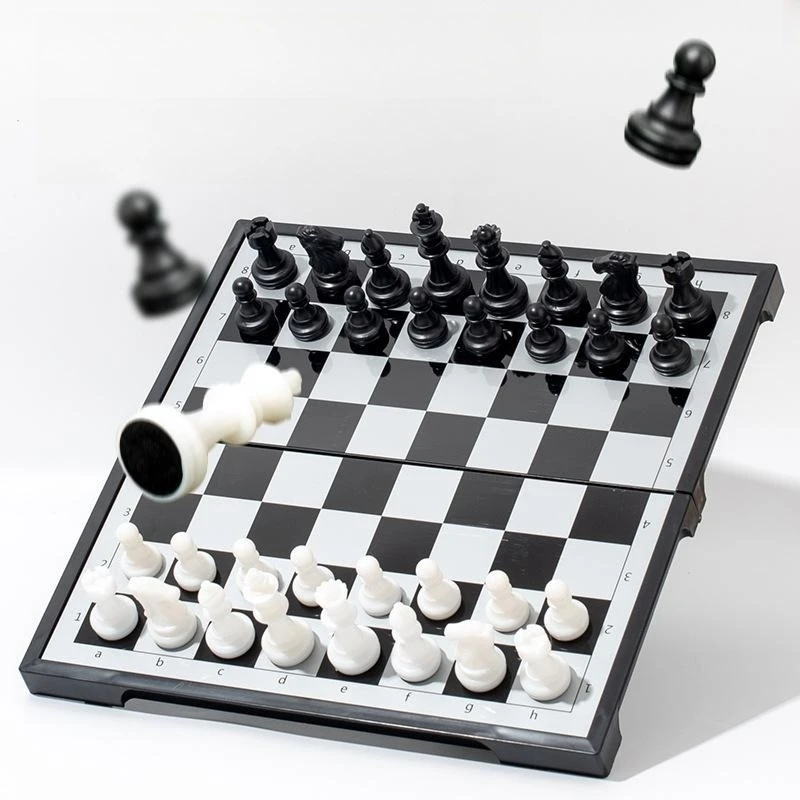 Portable Magnetic Chessboard Games Mini Snakes and Ladders Interesting Chess Game Kids Children Toys Entertainment and Education
Portable Magnetic Chessboard Games Mini Snakes and Ladders Interesting Chess Game Kids Children Toys Entertainment and Education