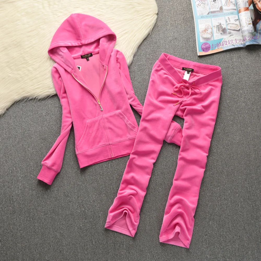 Spring / Fall 2021 Women'S Brand Velvet Fabric Tracksuits Velour Suit Women Track Suit Hoodies and Flare Pants Size S - XXL
Spring / Fall 2021 Women'S Brand Velvet Fabric Tracksuits Velour Suit Women Track Suit Hoodies and Flare Pants Size S - XXL
