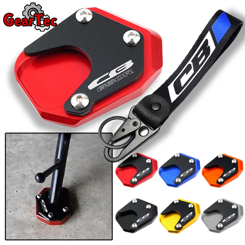 For HONDA CB650R CB 650R CB 650 R Motorcycle Accessories CNC Aluminum Kickstand Foot Side Stand Extension Enlarger Pad
For HONDA CB650R CB 650R CB 650 R Motorcycle Accessories CNC Aluminum Kickstand Foot Side Stand Extension Enlarger Pad