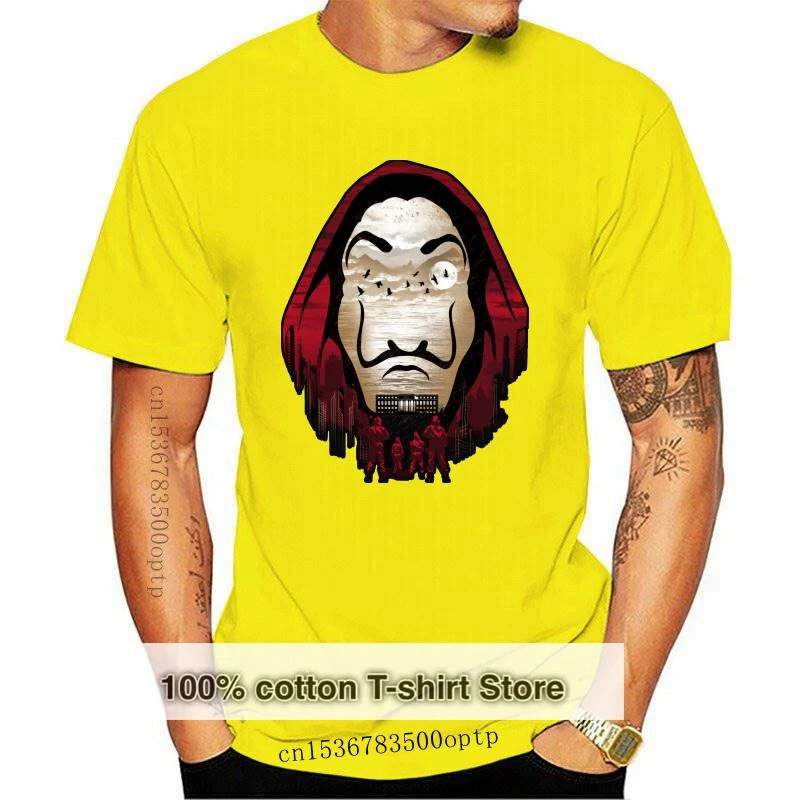 New La Casa De Papel T Shirt Money Heist Tees House Of Paper TV Series 100% Cotton Digital Print Novelty T-Shirt Men 
New La Casa De Papel T Shirt Money Heist Tees House Of Paper TV Series 100% Cotton Digital Print Novelty T-Shirt Men