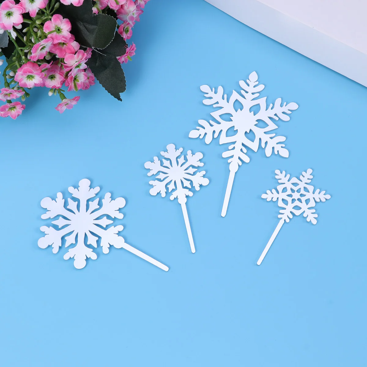 8pcs Snowflake Attractive Chic Cupcake Decoration for Christmas Party Birthday Party
8pcs Snowflake Attractive Chic Cupcake Decoration for Christmas Party Birthday Party
