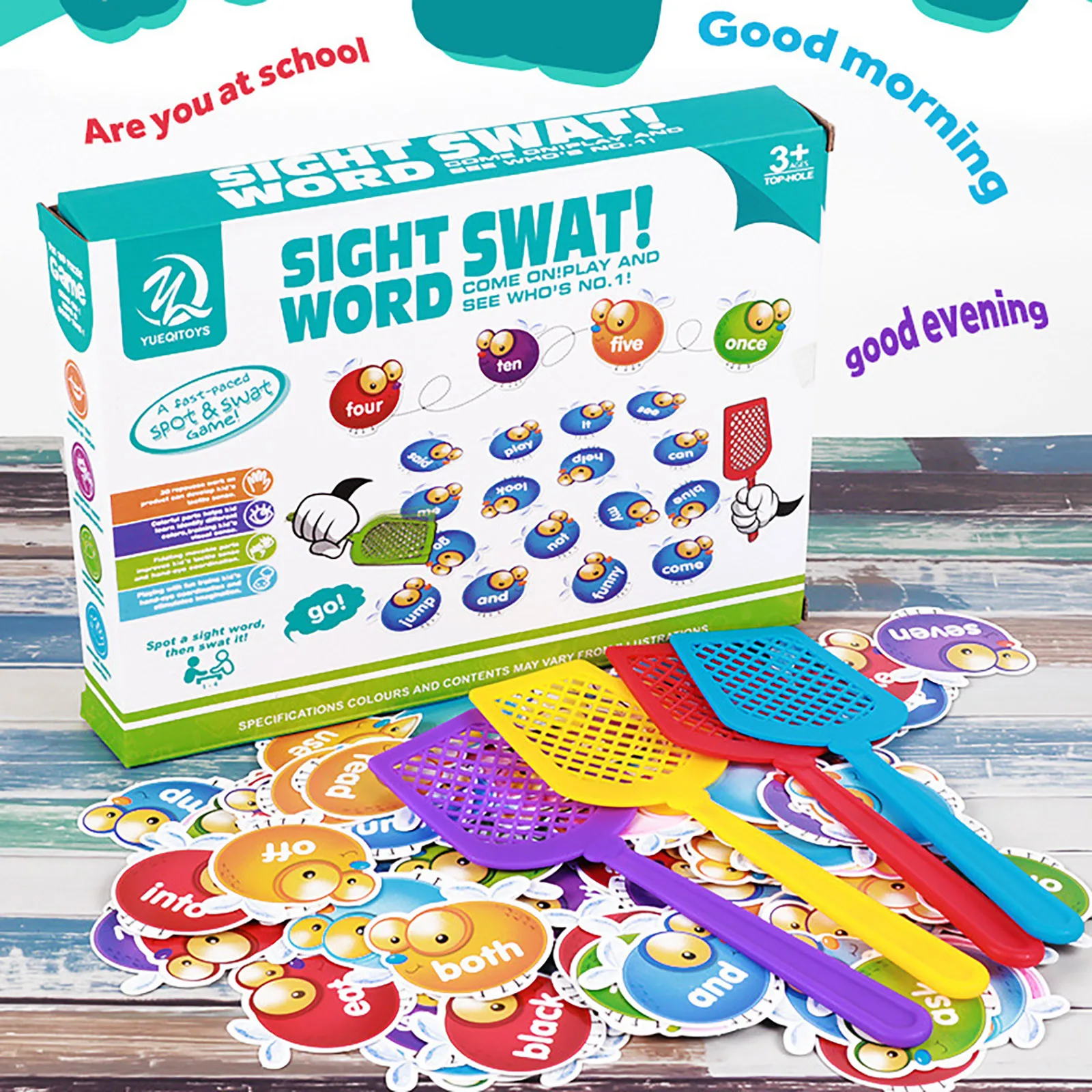 Montessori Shooting Flies Words Cards Enlightenment Kids Toy GameEnglish Educational Learning Study Toy Gifts For Children
Montessori Shooting Flies Words Cards Enlightenment Kids Toy GameEnglish Educational Learning Study Toy Gifts For Children