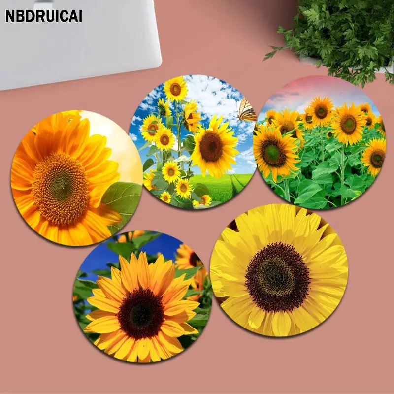 Sunflower Rubber Small Keyboard Mat Table Mat Students Cabinet Gamer Desktop Mousepad Cup Mats for PC Mouse Carpet
Sunflower Rubber Small Keyboard Mat Table Mat Students Cabinet Gamer Desktop Mousepad Cup Mats for PC Mouse Carpet
