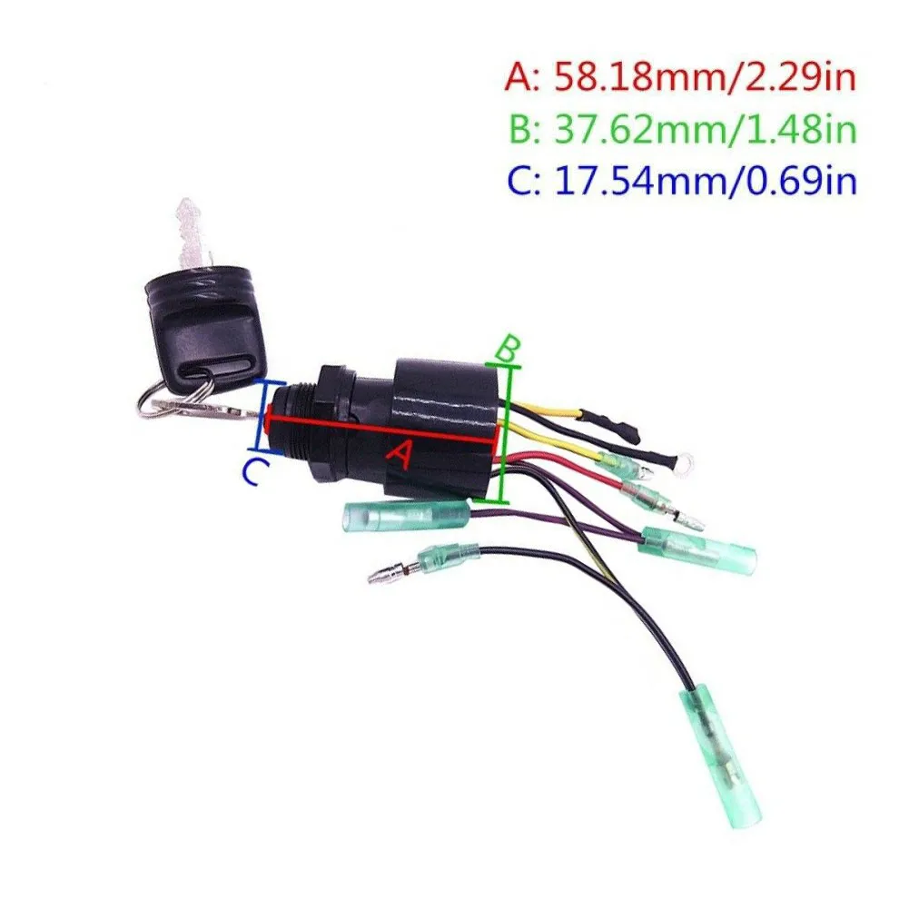 Parts Ignition Key Switch Fittings Outboard Boat Plastic + Metal Replacement With 2x Key 3 Position Accessories
Parts Ignition Key Switch Fittings Outboard Boat Plastic + Metal Replacement With 2x Key 3 Position Accessories
