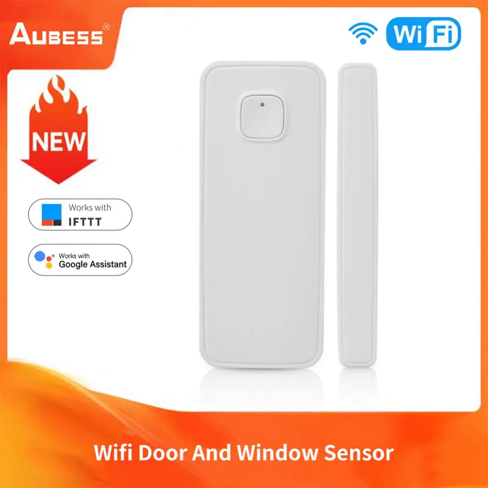 Датчик открытия/закрытия дверей и окон Aubess, Wi-Fi датчик для умного дома, Поддержка Google Assistant/IFTTT
Датчик открытия/закрытия дверей и окон Aubess, Wi-Fi датчик для умного дома, Поддержка Google Assistant/IFTTT