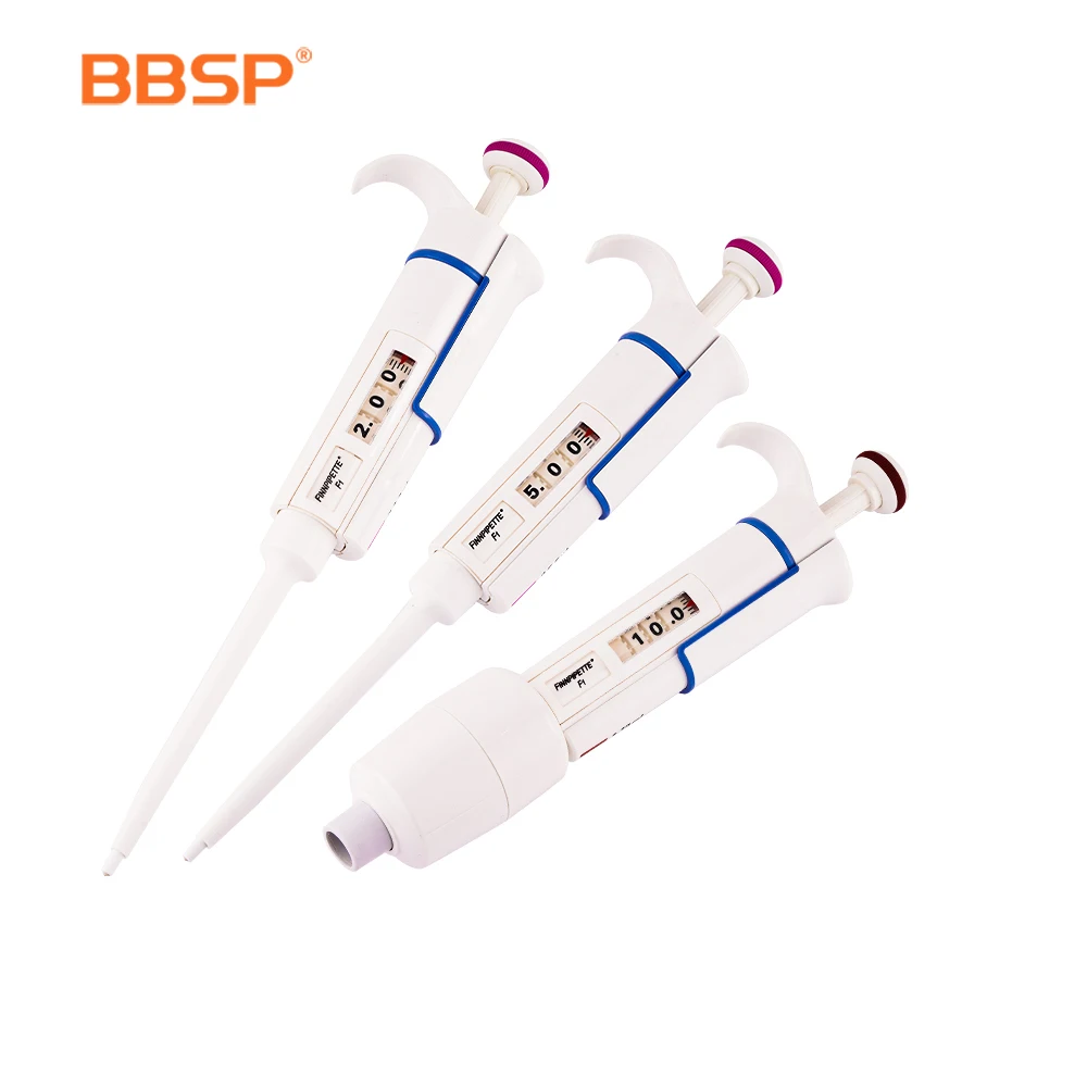 

Laboratory Plastic Micro Pipette / Transfer Pipette Adjustable Volume 10-100ul Micropipette