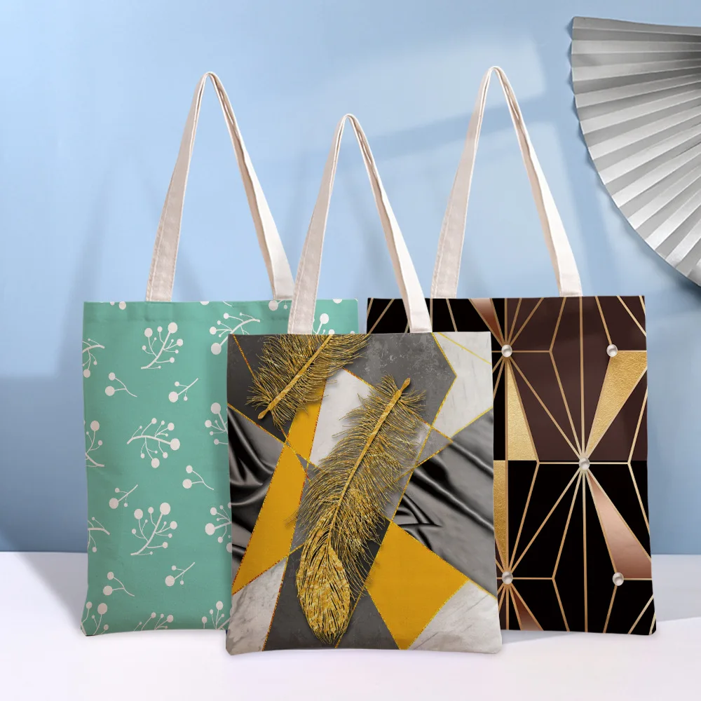 Mandala Canvas Bag Shopping Bag Geometric Casual Colorful Female Bag Large Capacity Women Shoulder Bags
Mandala Canvas Bag Shopping Bag Geometric Casual Colorful Female Bag Large Capacity Women Shoulder Bags
