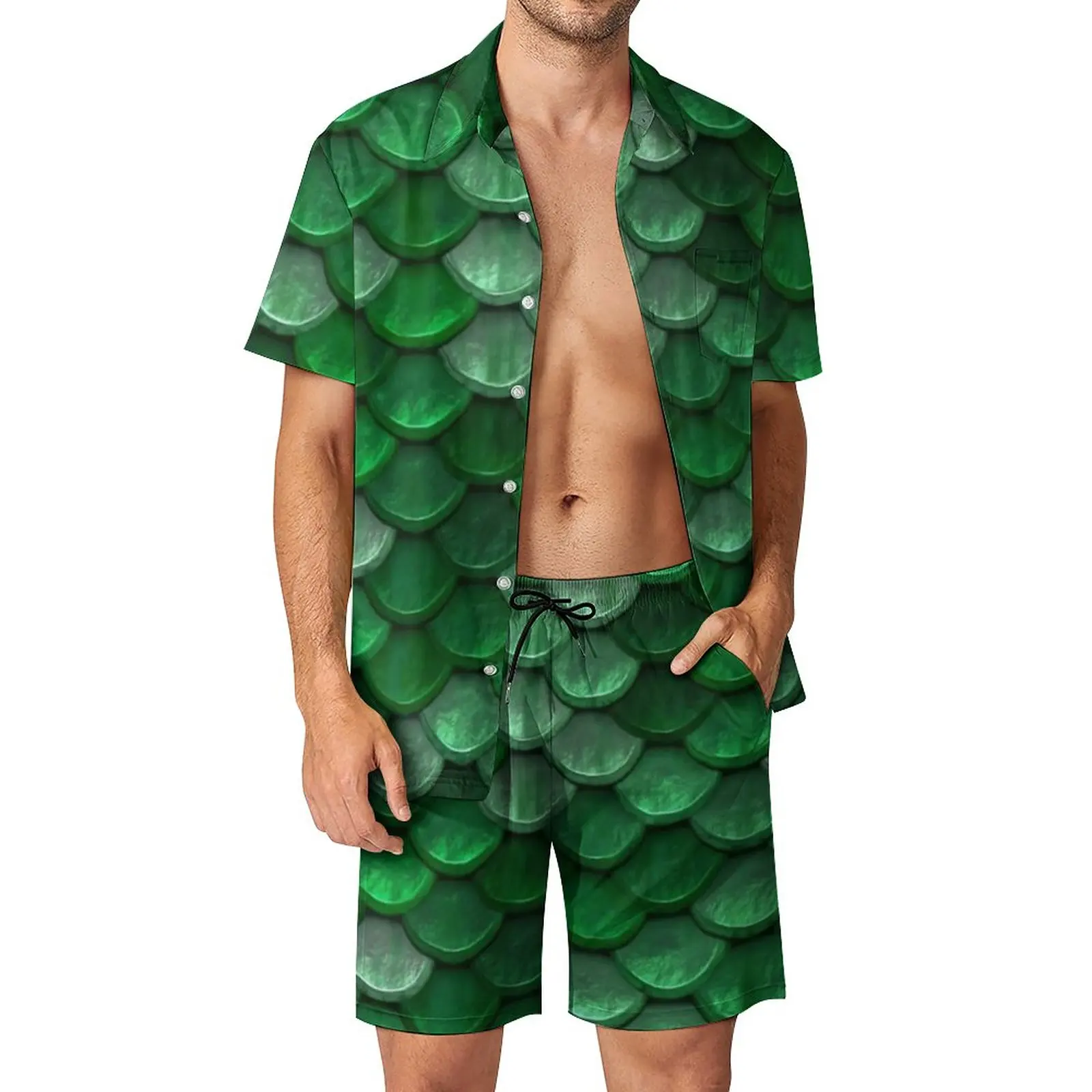 Green Metallic Men Sets Colorful Fish Scales Casual Shorts Summer Vintage Beach Shirt Set Short Sleeve Graphic Oversize Suit
Green Metallic Men Sets Colorful Fish Scales Casual Shorts Summer Vintage Beach Shirt Set Short Sleeve Graphic Oversize Suit