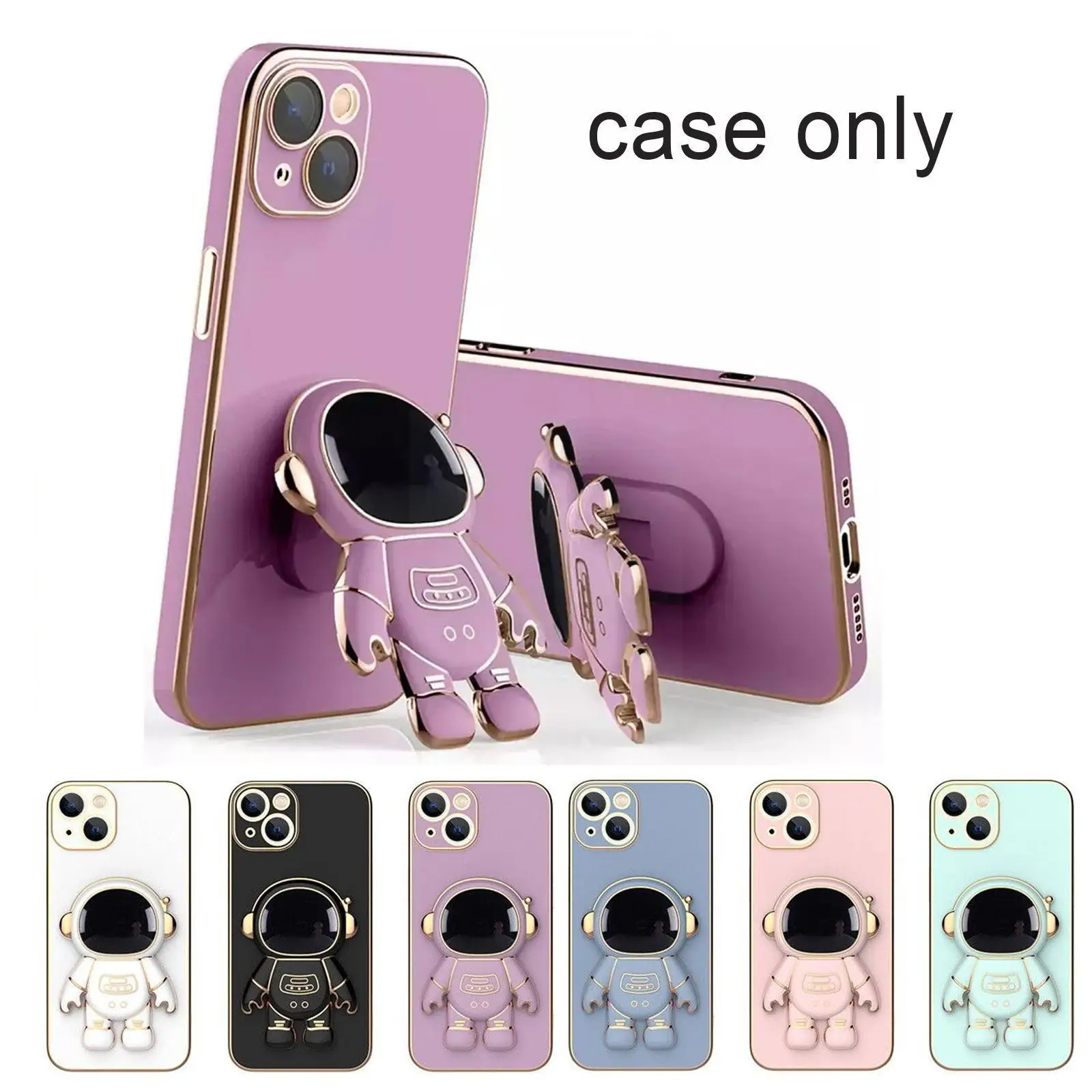 Electroplated Astronaut Folding Stand For 13 12 Pro Max 11 Xr Xs 7 8 Plus Se Shockproof Cover Protector Co B6h0
Electroplated Astronaut Folding Stand For 13 12 Pro Max 11 Xr Xs 7 8 Plus Se Shockproof Cover Protector Co B6h0
