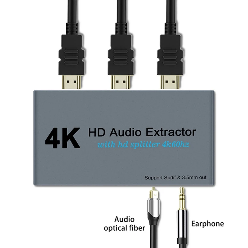 HDMI-совместимый оптический стереоэкстрактор 3,5 мм, аудиоразветвитель, теплопоглощение
HDMI-совместимый оптический стереоэкстрактор 3,5 мм, аудиоразветвитель, теплопоглощение