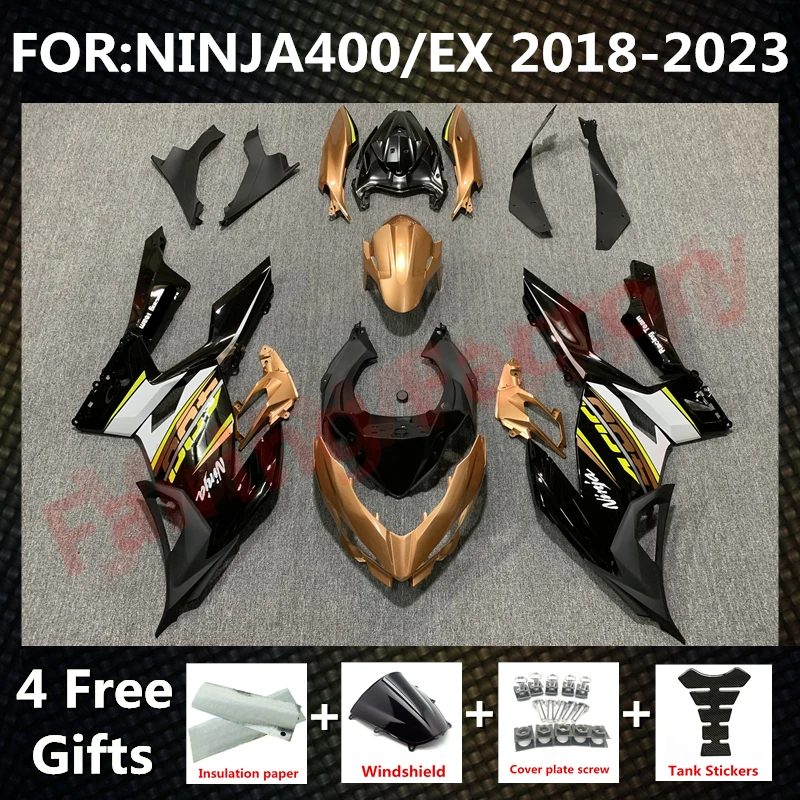 Motorcycle Whole Fairings Kit fit For Ninja400 EX400 EX Ninja 400 2018 2019 2020 2021 2022 2023 fairing Bodywork set white black
Motorcycle Whole Fairings Kit fit For Ninja400 EX400 EX Ninja 400 2018 2019 2020 2021 2022 2023 fairing Bodywork set white black