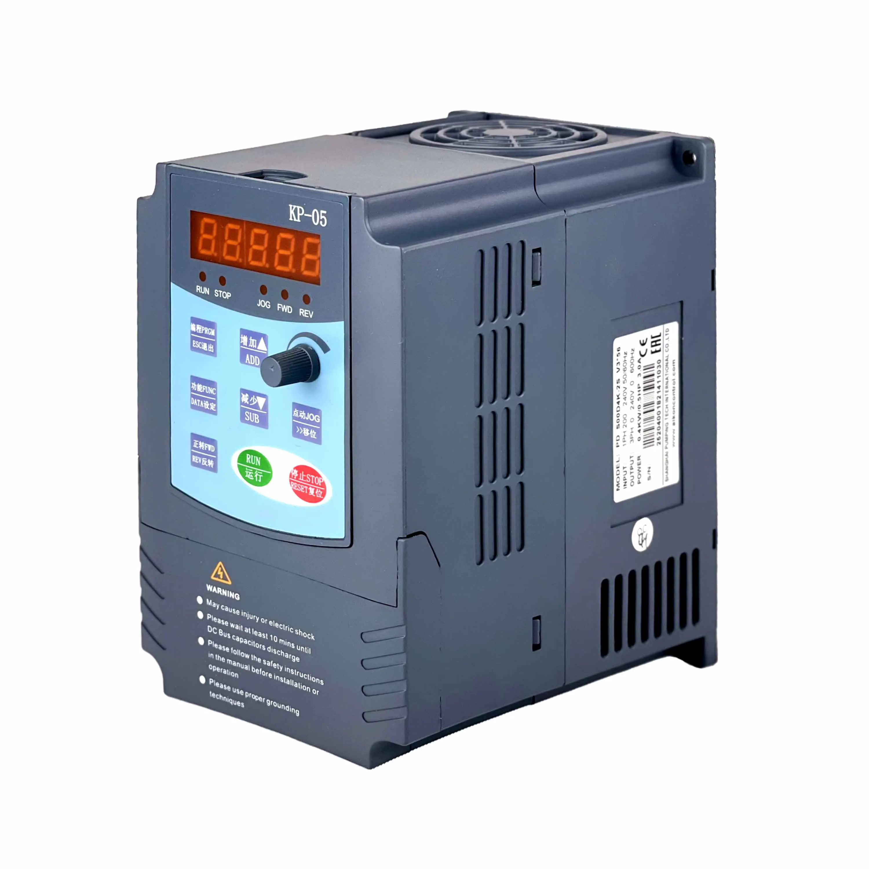 

aikon OEM single phase to 3 phase inverter 220v variable frequency drive converter for deep well solar pump