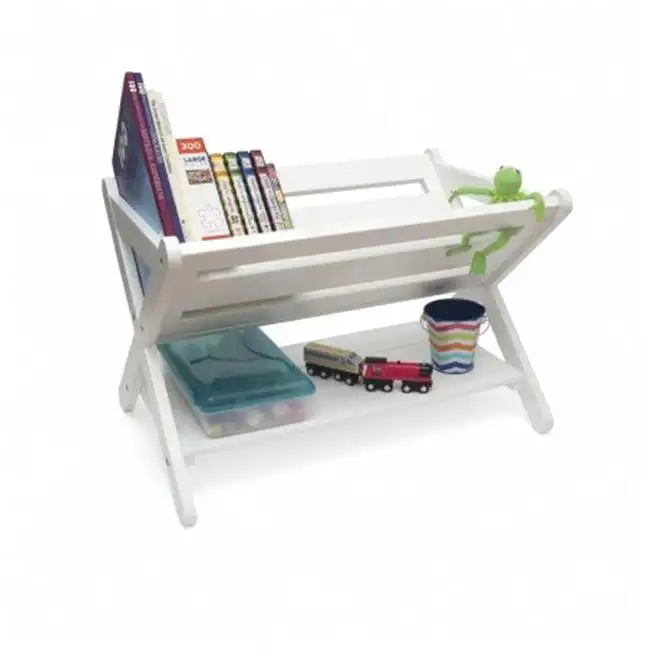 Lipper International 522W Book Caddy with Shelf, White Home Furniture Storage Holder
Lipper International 522W Book Caddy with Shelf, White Home Furniture Storage Holder