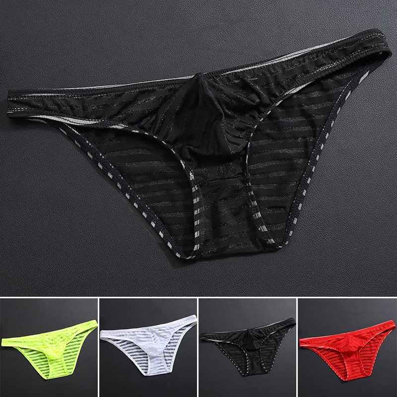 Sexy Underwear Men Thongs Striped Bikini G-string See Through Gay Sissy Tanga Hombre Jockstrap Low Waist Exotic T-back
Sexy Underwear Men Thongs Striped Bikini G-string See Through Gay Sissy Tanga Hombre Jockstrap Low Waist Exotic T-back