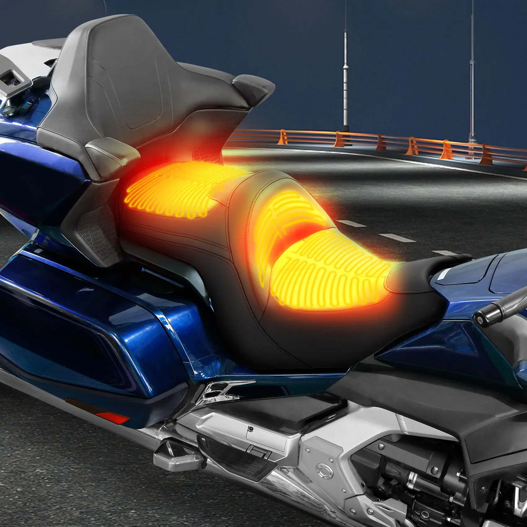 Водительское пассажирское двухступенчатое нагревательное сиденье для мотоцикла Honda GL1800 Gold Wing Tour DCT 2018-2023
Водительское пассажирское двухступенчатое нагревательное сиденье для мотоцикла Honda GL1800 Gold Wing Tour DCT 2018-2023