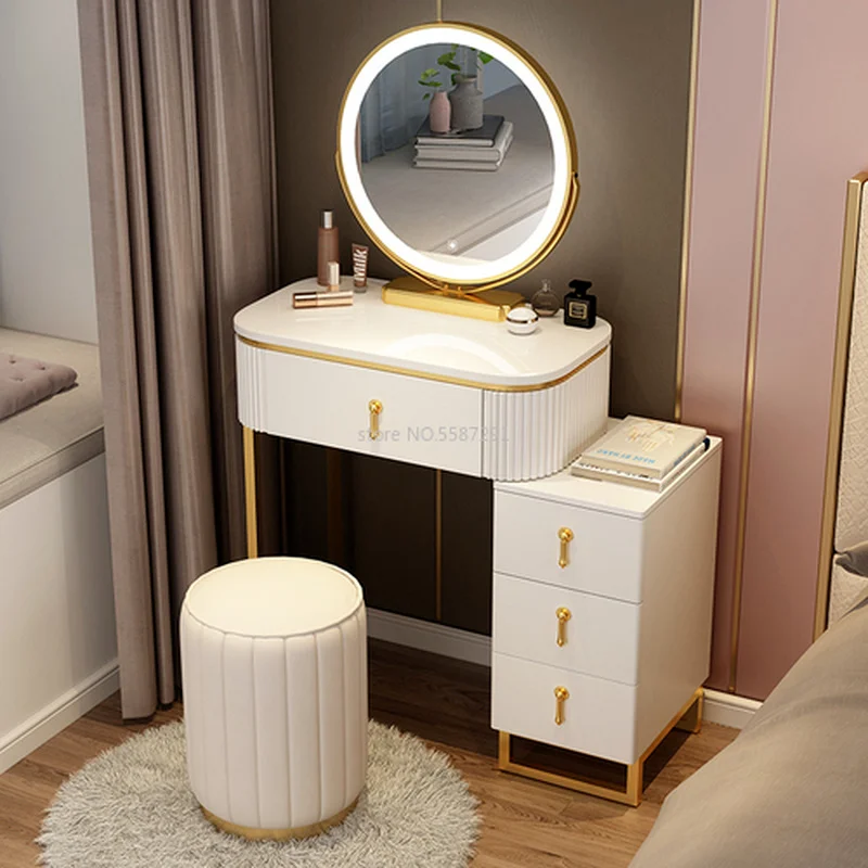 Modern Slate Makeup Desk Dressing Table Mirrors Bedroom Storage Bedside Cabinet Integrated Minimalist Makeup Vanity Home Decor
Modern Slate Makeup Desk Dressing Table Mirrors Bedroom Storage Bedside Cabinet Integrated Minimalist Makeup Vanity Home Decor
