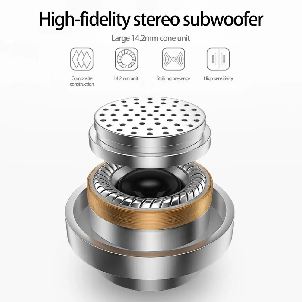 In-ear Practical Support Playback Control Wired Headset 3.5mm Port Wired Headset Stereo Sound for Travel
In-ear Practical Support Playback Control Wired Headset 3.5mm Port Wired Headset Stereo Sound for Travel