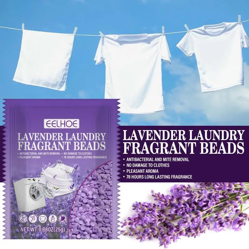 Household Clean Detergent 3 Years Shelf Life Penetrate Cloth Fibers Laundry Ball Lavender Laundry Beads Cleaning Accessories 25g
Household Clean Detergent 3 Years Shelf Life Penetrate Cloth Fibers Laundry Ball Lavender Laundry Beads Cleaning Accessories 25g