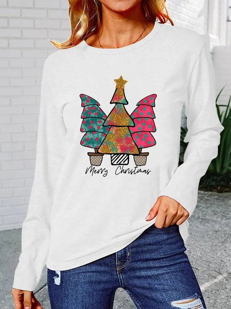 Star Tree Trend Cute 90s Clothing Women Merry Christmas Pullovers Fashion Printing Female Casual O-neck Graphic Sweatshirts
Star Tree Trend Cute 90s Clothing Women Merry Christmas Pullovers Fashion Printing Female Casual O-neck Graphic Sweatshirts