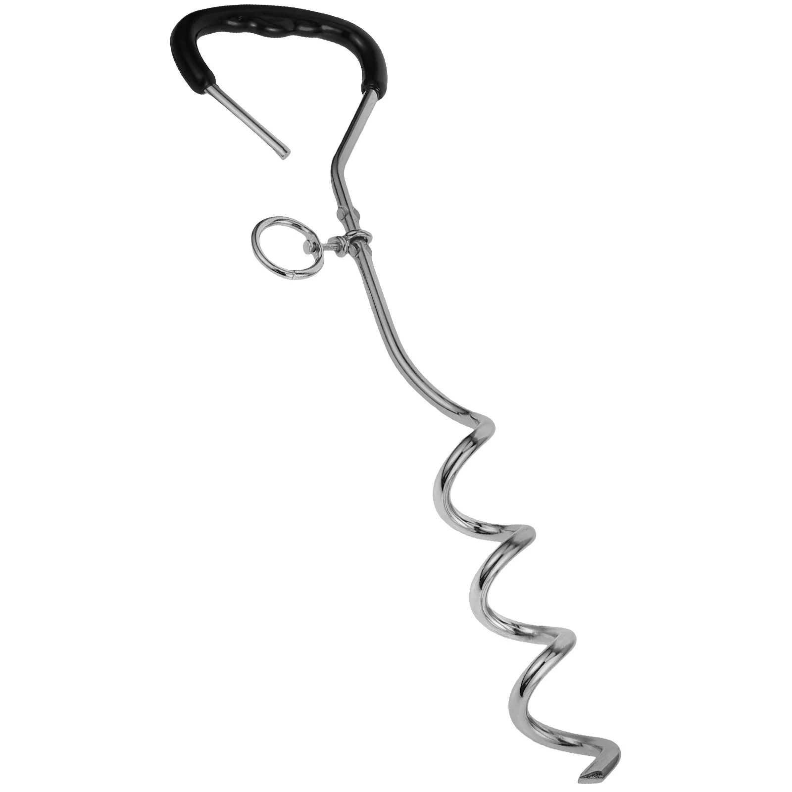 

Dog Tie Stake Ground Stakes Leash Tethered Spiral Anchor Iron Large Dogs Metal Yard Heavy Duty